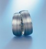 PLATINUM AND 18K WHITE GOLD 8MM WIDE WEDDING BAND